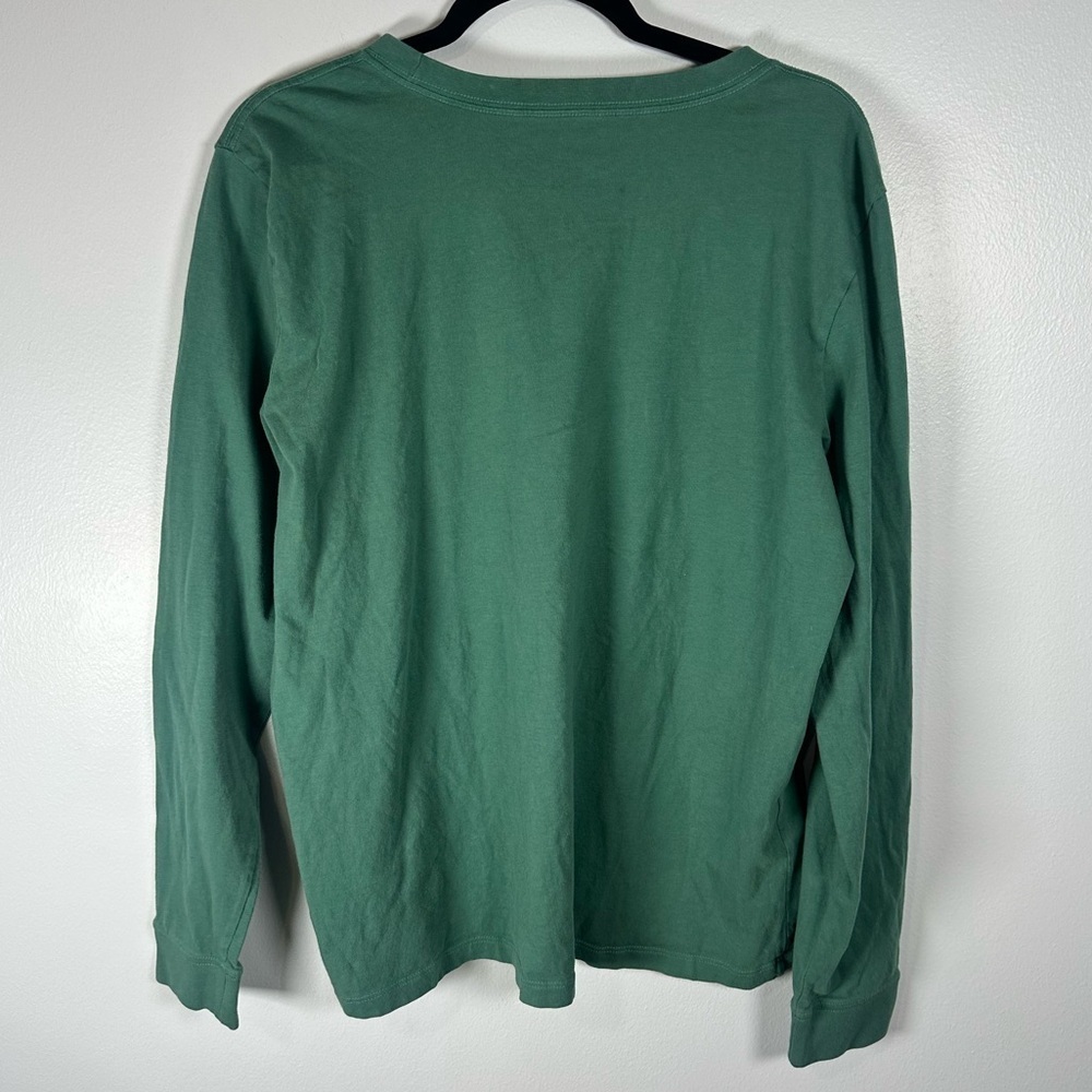 Life Is Good Moss Green Grinch Grin Long Sleeve Crusher Tee Unisex Men’s XL - Picture 2 of 6